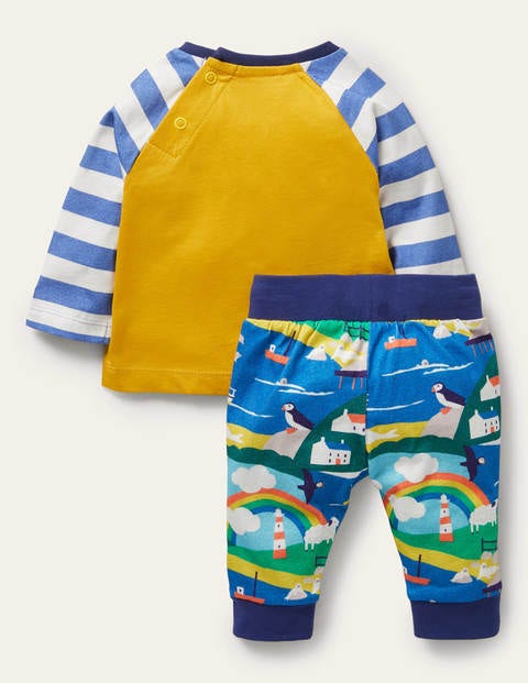 Appliqué Jersey Playset - Multi Coastal Scene Appliqué Jersey Playset - Multi Coastal Scene