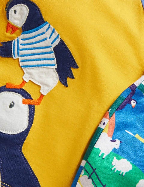 Appliqué Jersey Playset - Multi Coastal Scene Appliqué Jersey Playset - Multi Coastal Scene