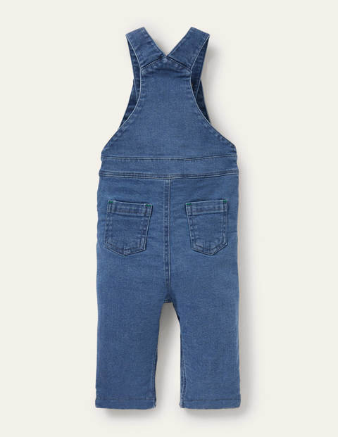 Denim-Latzhose mit Applikation - Chambray, Bauernhoftiere Denim-Latzhose mit Applikation - Chambray, Bauernhoftiere