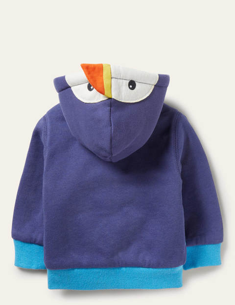 Hoodie mit Teddyfutter - Schuluniform-Navy, Papageitaucher Hoodie mit Teddyfutter - Schuluniform-Navy, Papageitaucher