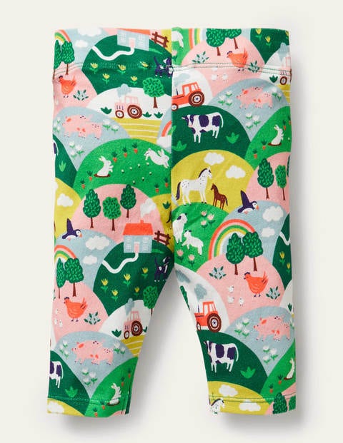 Baby Leggings - Multi Coastal Scene Baby Leggings - Multi Coastal Scene