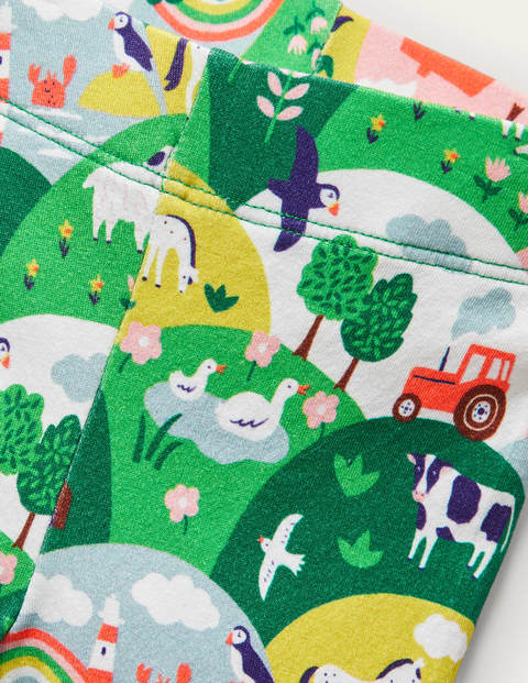 Baby Leggings - Multi Coastal Scene Baby Leggings - Multi Coastal Scene