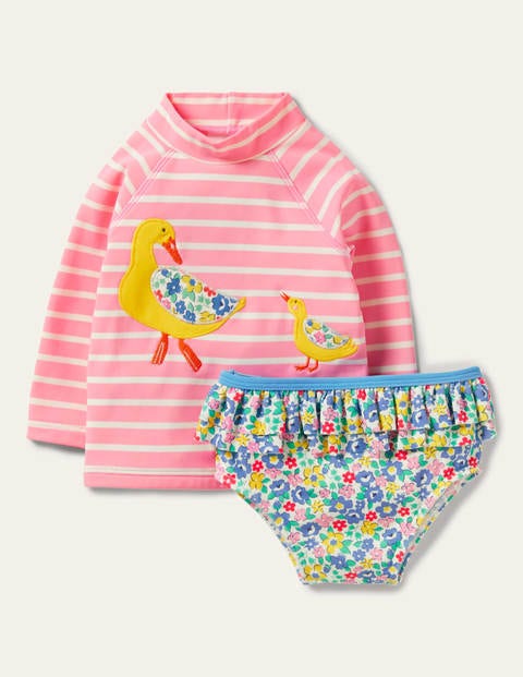 Rash Vest Set - Pink Lemonade/Ivory Ducks Rash Vest Set - Pink Lemonade/Ivory Ducks