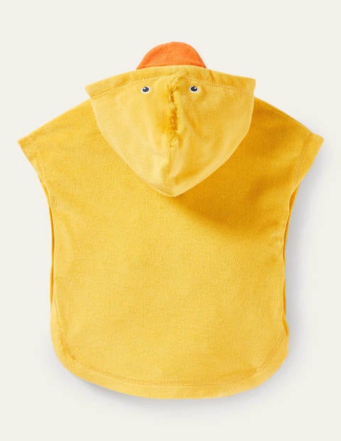 Frottee-Kapuzenponcho mit Kükenmotiv - Maisgelb, Küken Frottee-Kapuzenponcho mit Kükenmotiv - Maisgelb, Küken