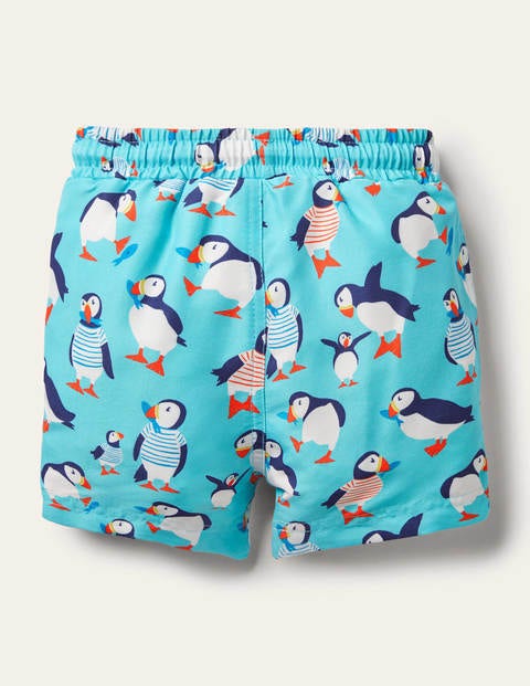 Badeshorts - Bunt, Papageitaucher Badeshorts - Bunt, Papageitaucher