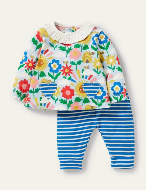 Supersoft Jersey Playset - Multi Happy Flowers