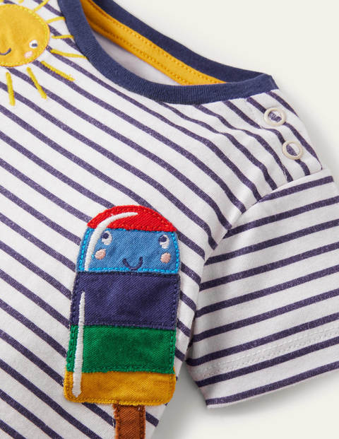 T-shirt - Ivory/Starboard Ice cream 