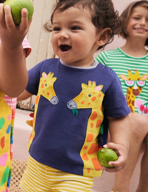 Mini Boden Baby Girl Boy Top T-Shirt New 0-3m 3-6m 6-12m 12-18m 18-24m 2-3y 
