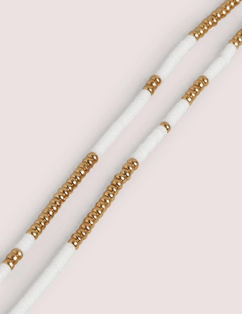 Beaded Necklace - Ivory