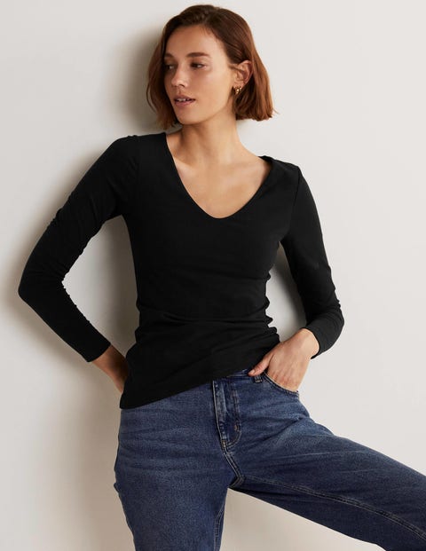 Double Layer V-neck Top