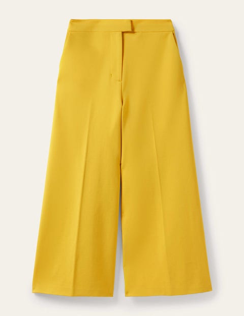 Jersey Wide Leg Culottes - Honeycomb 