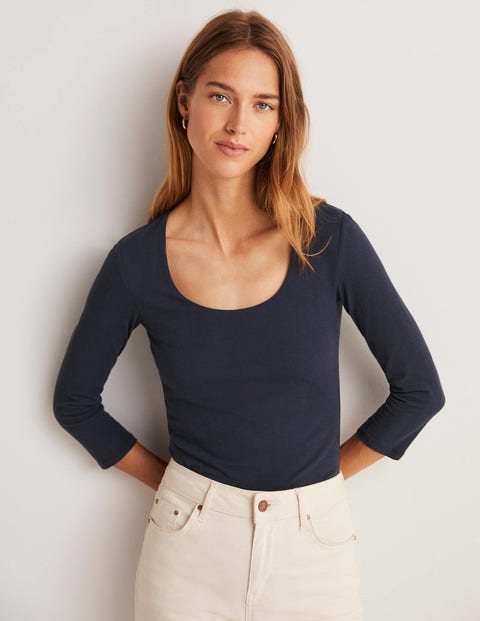 Double Layer Front Top - Navy