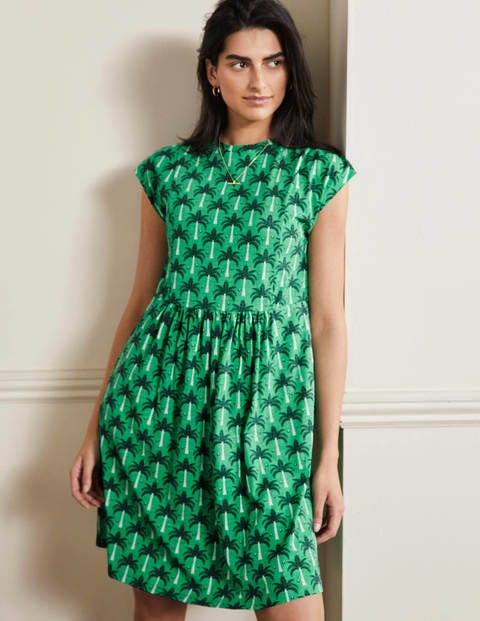 Jersey T-Shirt Dress - Green Lagoon ...