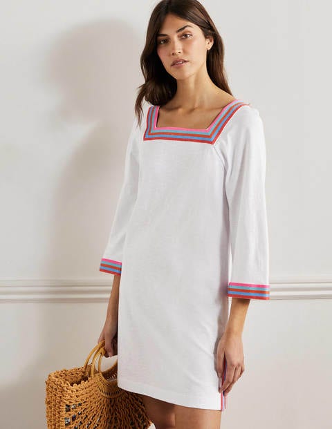 Embroidered Jersey Tunic