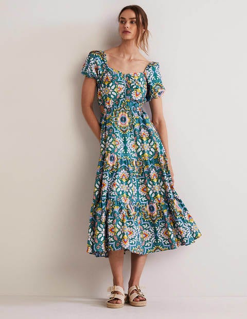 Florence Cut-out Midi Dress - Chesapeake, Bloomsbury