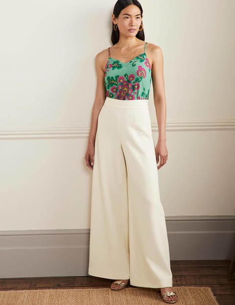 High Waisted Palazzo Trousers