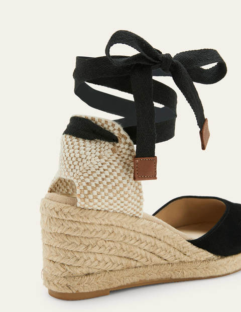 Cassie Espadrille Wedges - Black Cassie Espadrille Wedges - Black