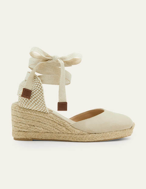 Cassie Espadrille Wedges - Oatmeal Cassie Espadrille Wedges - Oatmeal