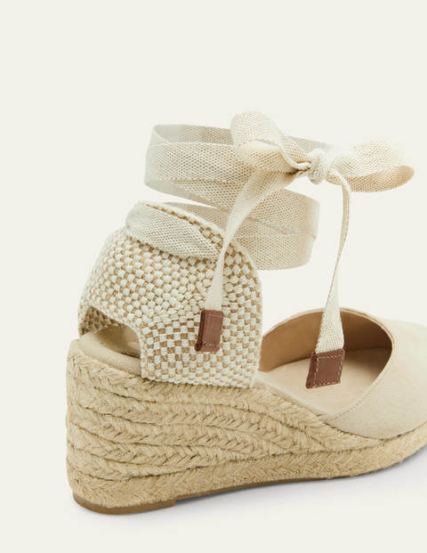 Cassie Espadrille Wedges - Oatmeal Cassie Espadrille Wedges - Oatmeal