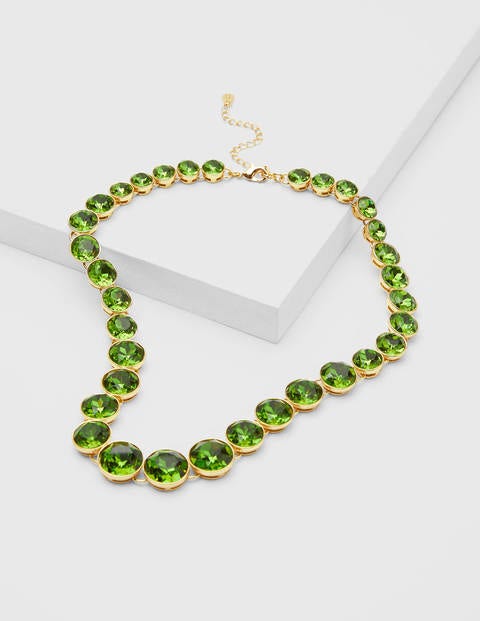 Jewelled Necklace - English Ivy