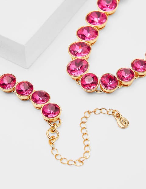 Jewelled Necklace - Formica Pink