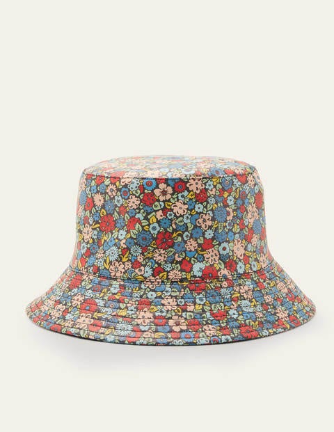 Chapeau de pluie - Bleu marine foncé, motif Floret Cluster Chapeau de pluie - Bleu marine foncé, motif Floret Cluster