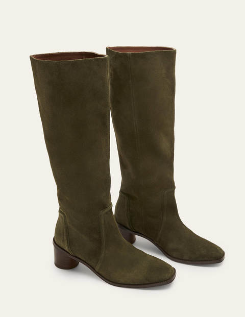 Suede Knee High Boots - Marsh Suede Knee High Boots - Marsh