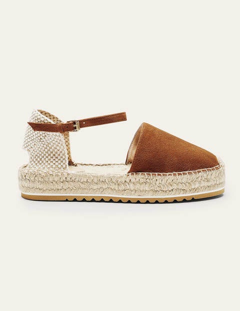 Espadrilles à plateforme plate - Fauve Espadrilles à plateforme plate - Fauve