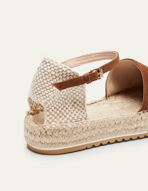 Espadrilles à plateforme plate - Fauve Espadrilles à plateforme plate - Fauve