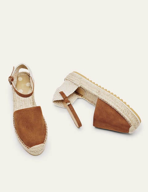 Espadrilles à plateforme plate - Fauve Espadrilles à plateforme plate - Fauve