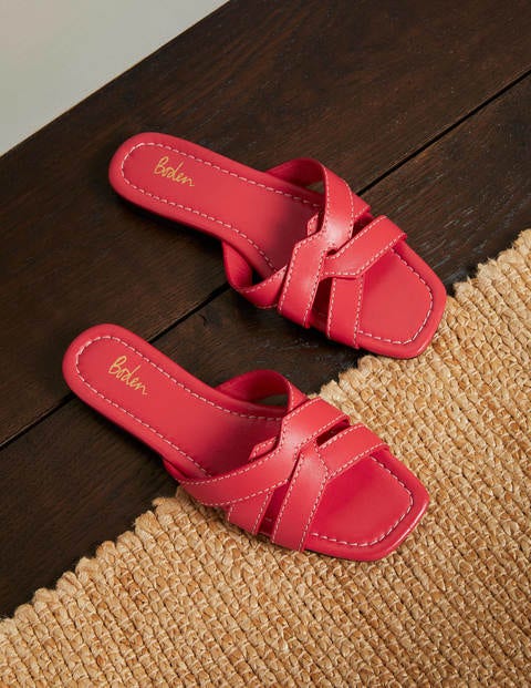 flat slides for women