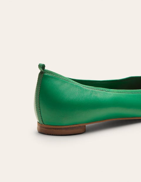 Almond Toe Ballerinas - Irish Green Almond Toe Ballerinas - Irish Green