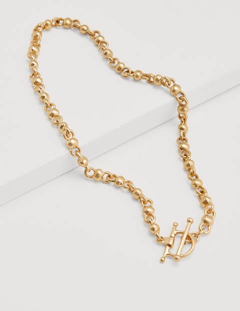 Snaffle Chain Necklace - Gold Metallic Snaffle Chain Necklace - Gold Metallic