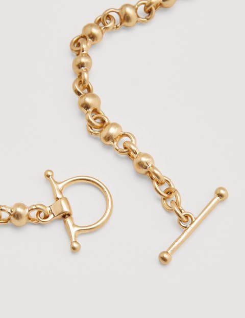 Snaffle Chain Necklace - Gold Metallic Snaffle Chain Necklace - Gold Metallic