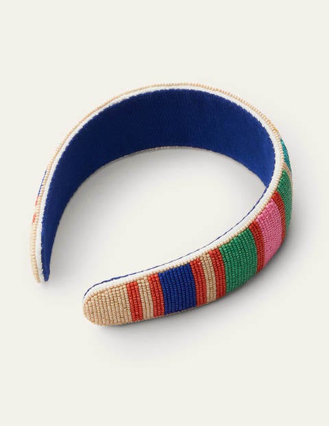 Embellished Headband - Multi Stripe