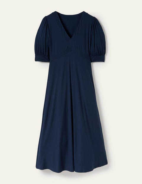 Eva Jersey-Midikleid - Navy Eva Jersey-Midikleid - Navy