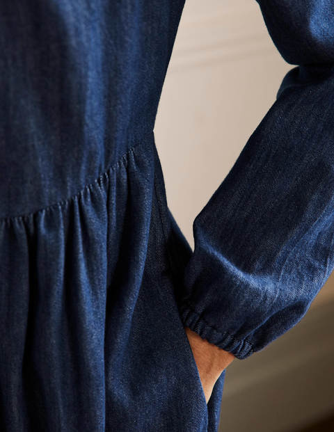 Mini robe-chemise en jean - Denim