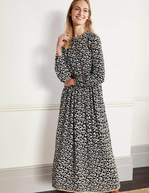 Trim Detail Maxi Dress - Black, Flora Bloom Trim Detail Maxi Dress - Black, Flora Bloom