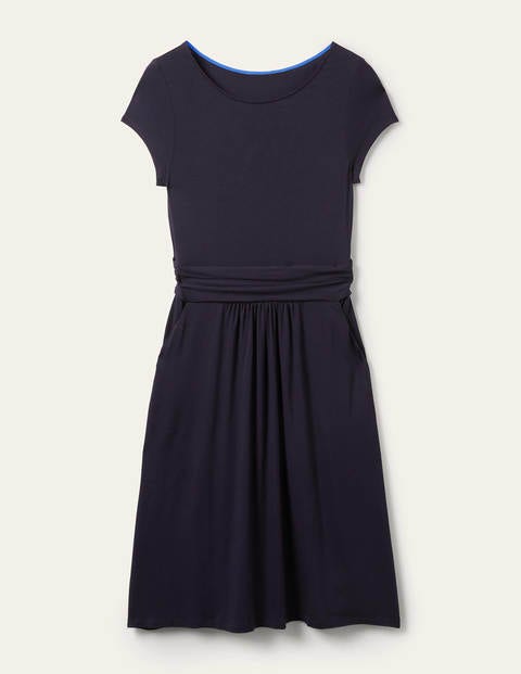 Amelie Jersey Dress - Navy Amelie Jersey Dress - Navy