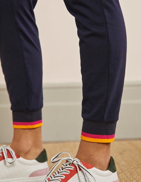 Cuffed Jersey Joggers - Navy Cuffed Jersey Joggers - Navy