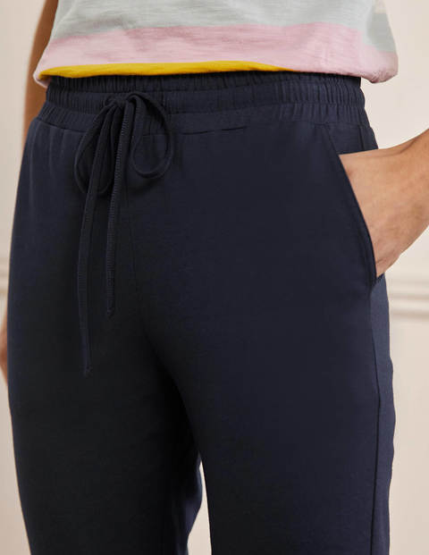 Cuffed Jersey Joggers - Navy Cuffed Jersey Joggers - Navy