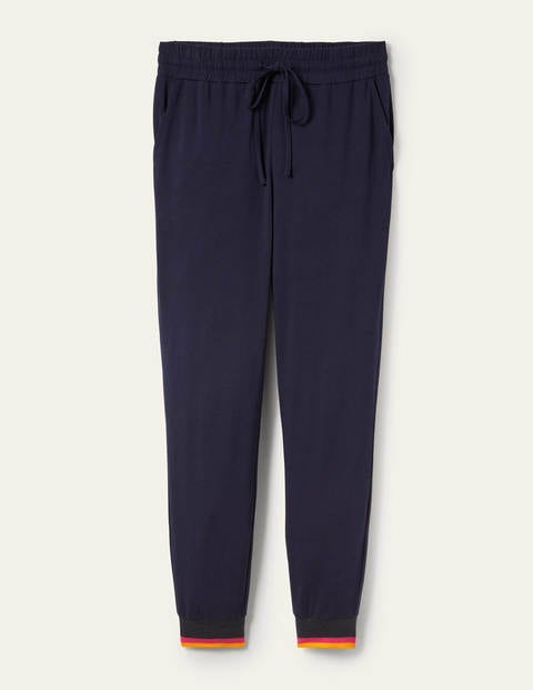 Cuffed Jersey Joggers - Navy Cuffed Jersey Joggers - Navy