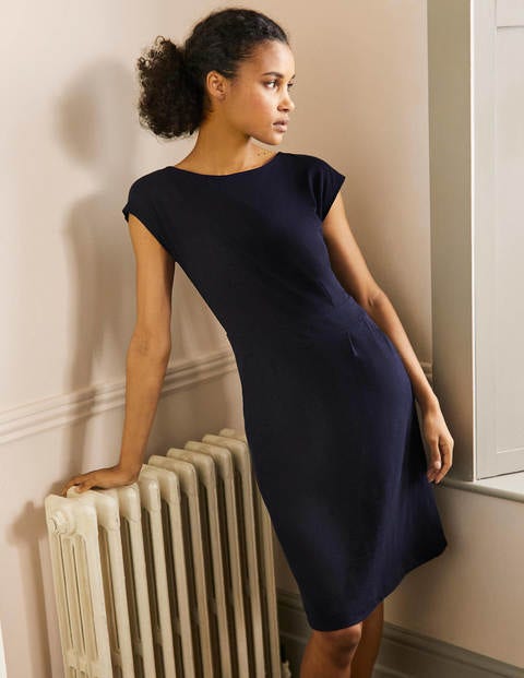 Florrie Jersey Dress - Navy Florrie Jersey Dress - Navy
