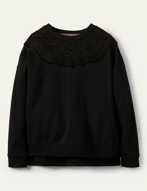 Ausgefallenes Sweatshirt - Schwarz Ausgefallenes Sweatshirt - Schwarz