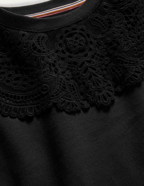 Ausgefallenes Sweatshirt - Schwarz Ausgefallenes Sweatshirt - Schwarz