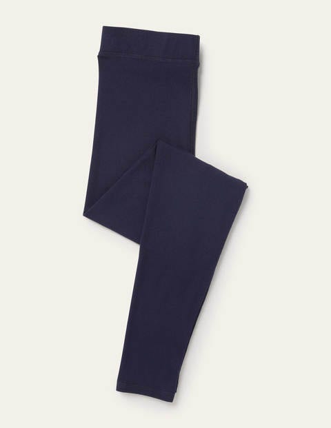 High Rise Navy Jersey Leggings - Navy High Rise Navy Jersey Leggings - Navy