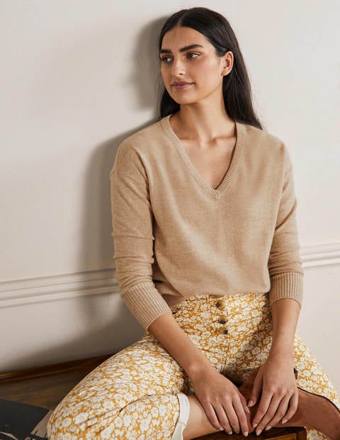 Cashmere V-neck Relax Sweater
