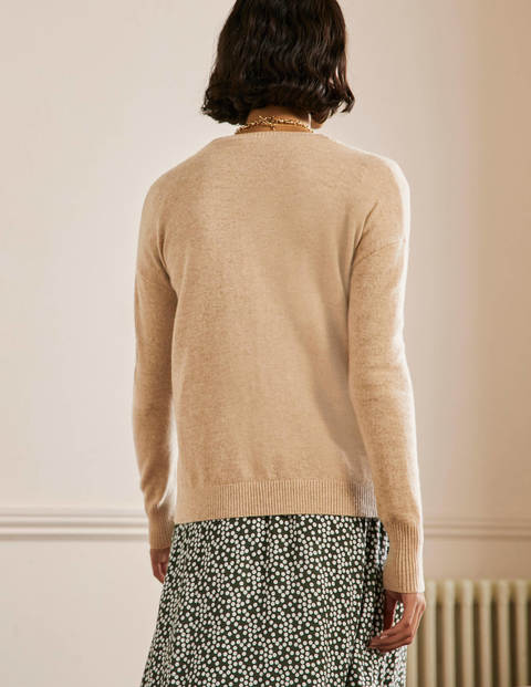 Cashmere Cardigan - Chinchilla Melange Cashmere Cardigan - Chinchilla Melange