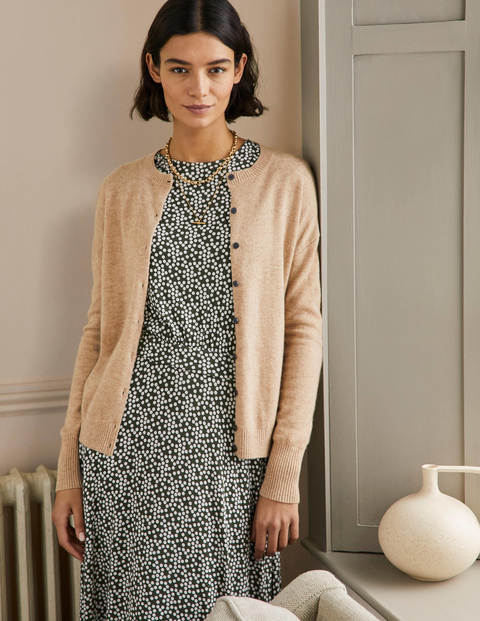Cashmere Cardigan - Chinchilla Melange Cashmere Cardigan - Chinchilla Melange
