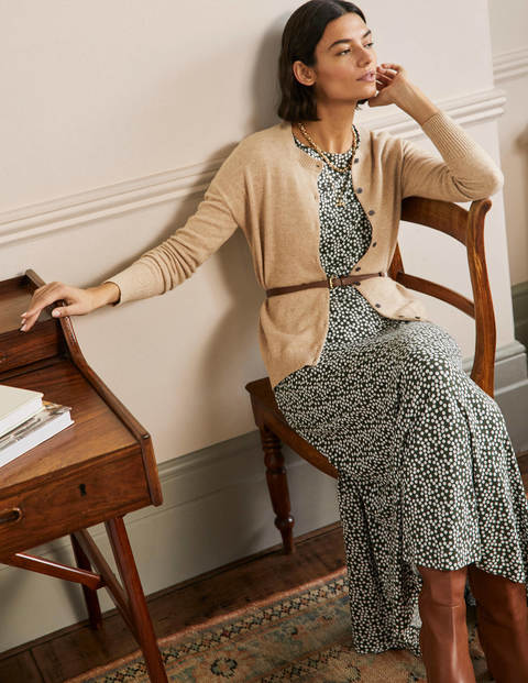 Cashmere Cardigan - Chinchilla Melange Cashmere Cardigan - Chinchilla Melange